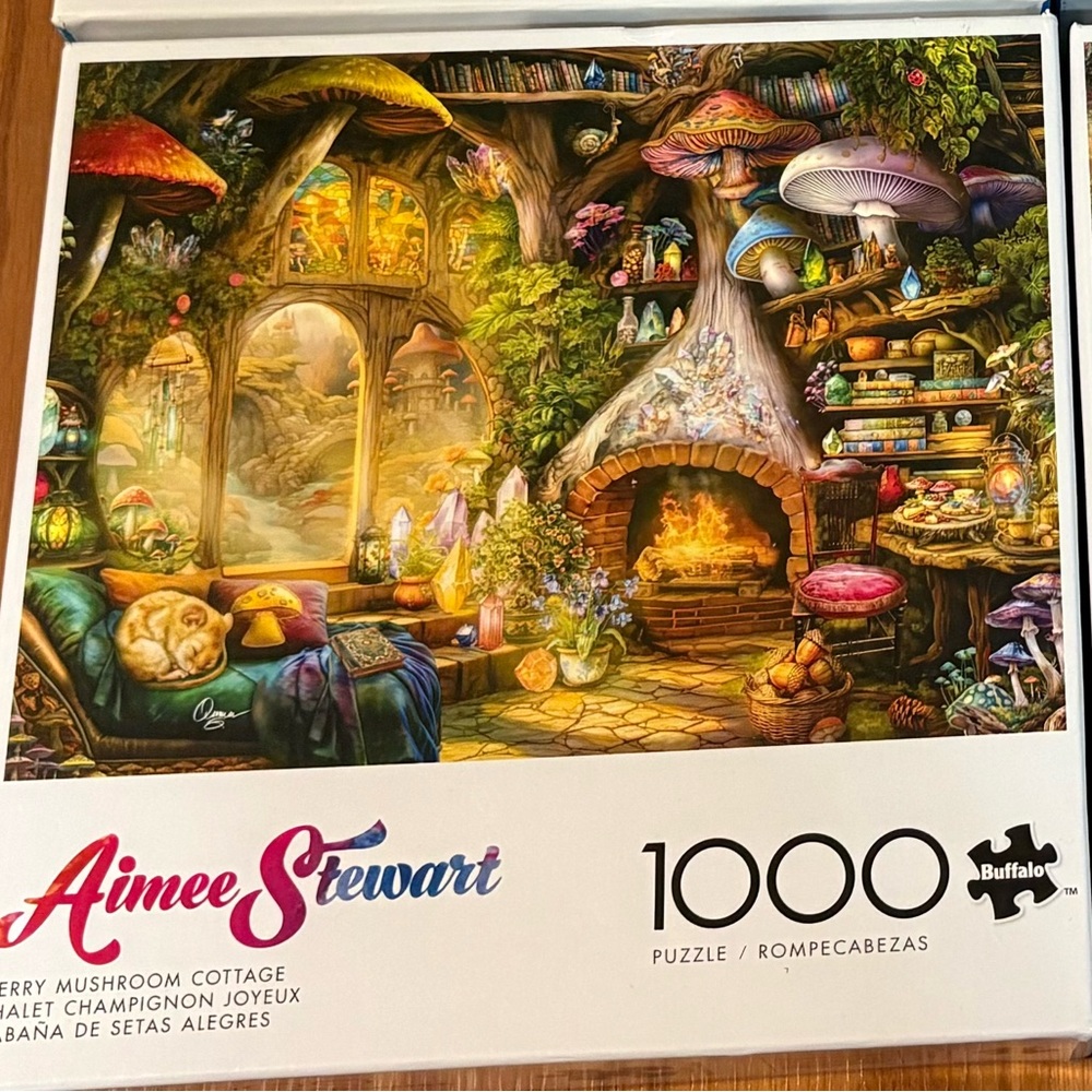 Aimee Stewart Puzzle - Enchanted Mushroom Cottage